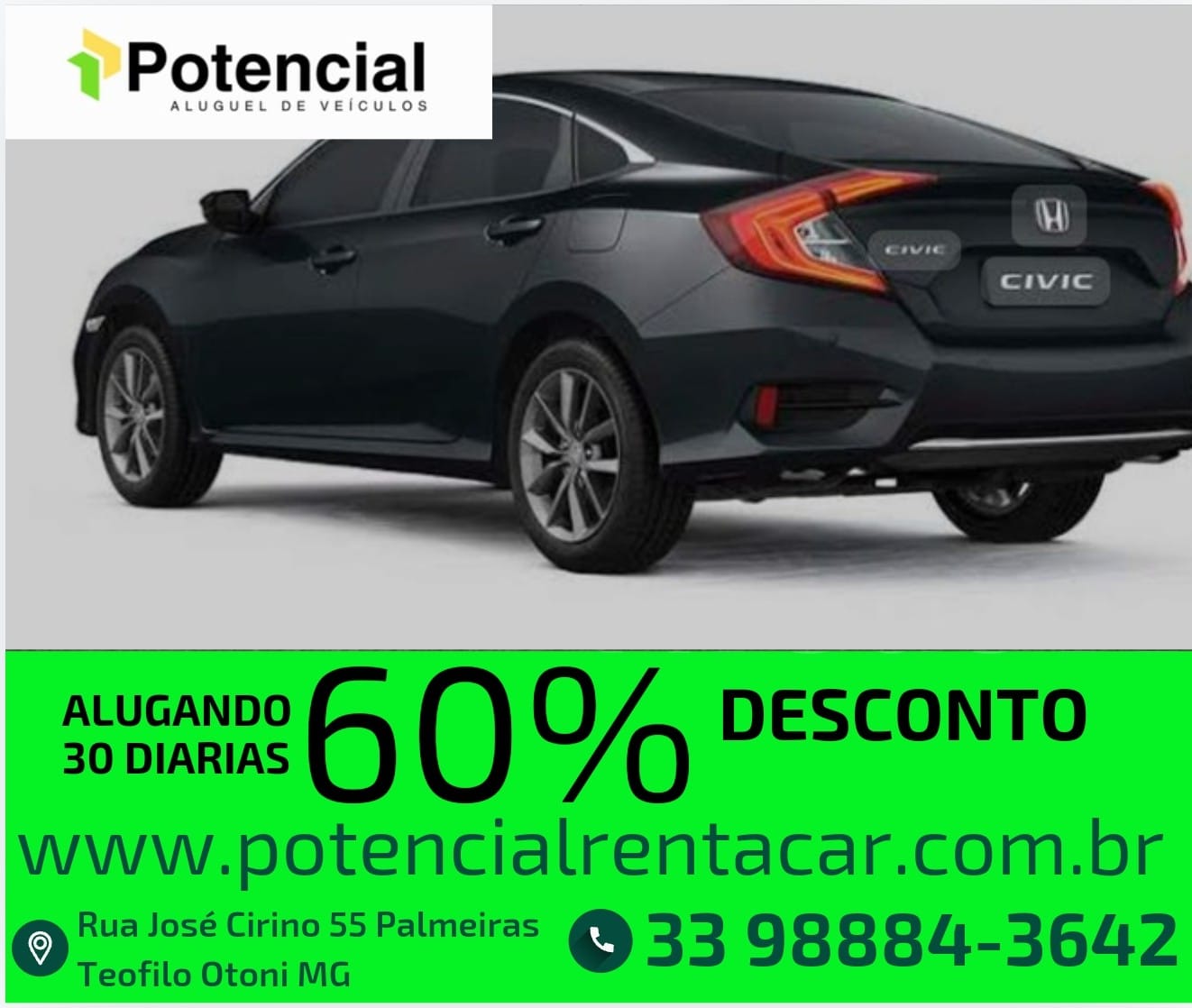 HONDA CIVIC OU SIMILAR
